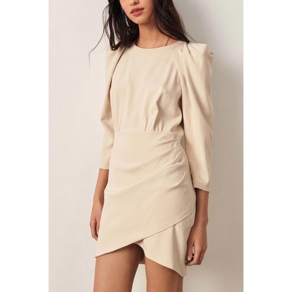 Ba&Sh Molly Backless Mini Tan Dress - Picture 7 of 8